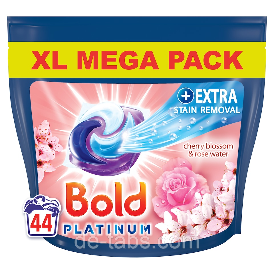 Bold Platinum Washing Pods Cherry Blossom & Rose Water капсули для прання 44 шт