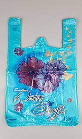 Пакет Майка п/е (29*46) "GS" Daisy Shuffle берюзовий (250 шт./пач.) (250 шт.)