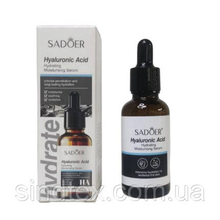 Сироватка для обличчя з гіалуроновою кислотою Sadoer Hyaluronic acid, 30ml, фото 1