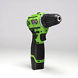 Безщітковий шуруповерт Procraft PA12BL (12В, 2Аг, 30Нм, 1 АКБ) Акумуляторний шуруповерт Прокрафт PA-12BL, фото 2