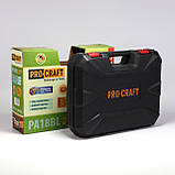 Безщітковий шуруповерт Procraft PA18BL Universal Extra (20В, 4Аг, 50нм, 2 АКБ) з додатковою рукояткою, фото 10