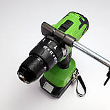 Безщітковий шуруповерт Procraft PA18BL Universal Extra (20В, 4Аг, 50нм, 2 АКБ) з додатковою рукояткою, фото 5