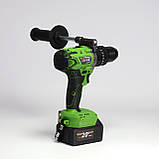 Безщітковий шуруповерт Procraft PA18BL Universal Extra (20В, 4Аг, 50нм, 2 АКБ) з додатковою рукояткою, фото 3