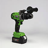 Безщітковий шуруповерт Procraft PA18BL Universal Extra (20В, 4Аг, 50нм, 2 АКБ) з додатковою рукояткою, фото 2