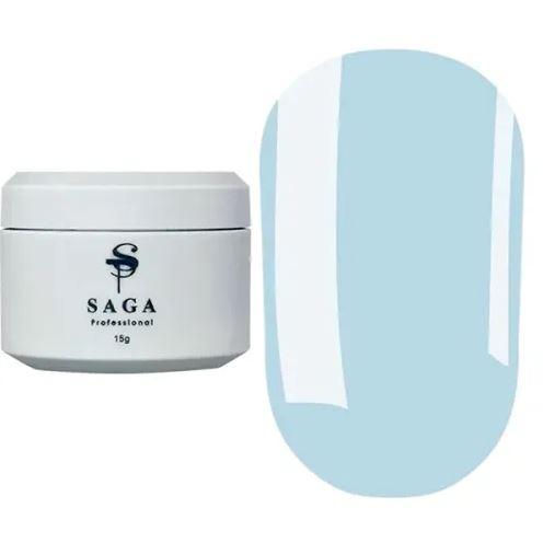 Гель для нарощування нігтів SAGA Builder Pastel Color №12 (синій), 15 мл