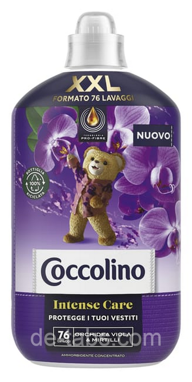 Coccolino XXL Orchidea Viola e Mirtilli кондиціонер-ополіскувач для прання 1,76л | 76 прань