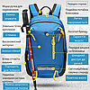 Універсальний рюкзак для міста походу водостійкий синій із відділенням для ноутбука 15,6" легкий 27 л Tigernu, фото 5