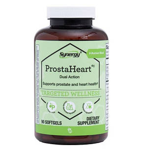 Vitacost Synergy ProstaHeart Dual Action Комплекс для серця та простати, 90 капсул на 45 днів. До 12/2026