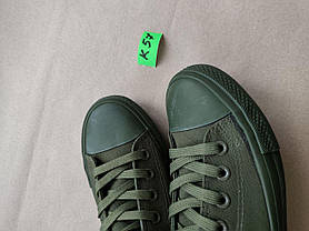 СКИДКА! 44р (27,5 см) Кеди зелені чоловічі конверси converse тканинні текстильні, фото 6