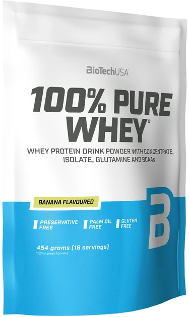Протеїн Biotech 100% Pure Whey Chocolate, 454 г, фото 1
