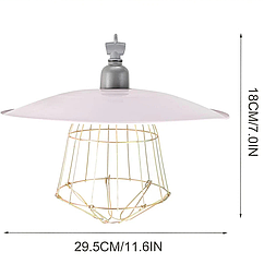 Захисний абажур плафон для інфрачервоної лампи (з керамічним патроном і захистом)