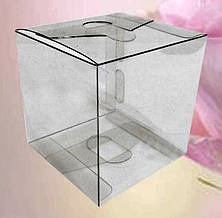 Коробка висічка 150х150х150 мм пластик харчовий Прозорий