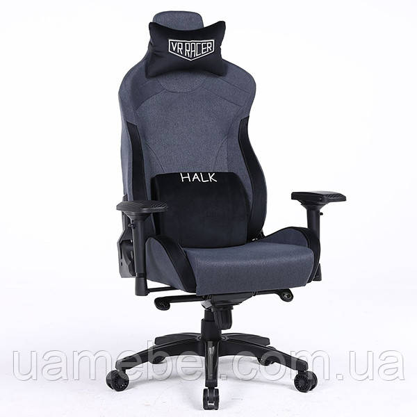 Крісло геймерське VR Racer Textile Halk чорне