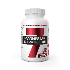 Magnesium Citrate 700 mg + B6 3 mg (Mg 105 mg), 120 капсул - в 1 капсулі Цитрату Магнію 700 мг (105 мг елементарного магнію) +