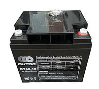 Акумулятор Outdo 12V, 40Ah/20HR OT40-12 AGM (Розмір 198 х 166 х 171 мм)