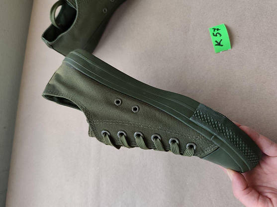 СКИДКА! 44р (27,5 см) Кеды зеленые мужские конверсы converse тканевые текстильные, фото 4