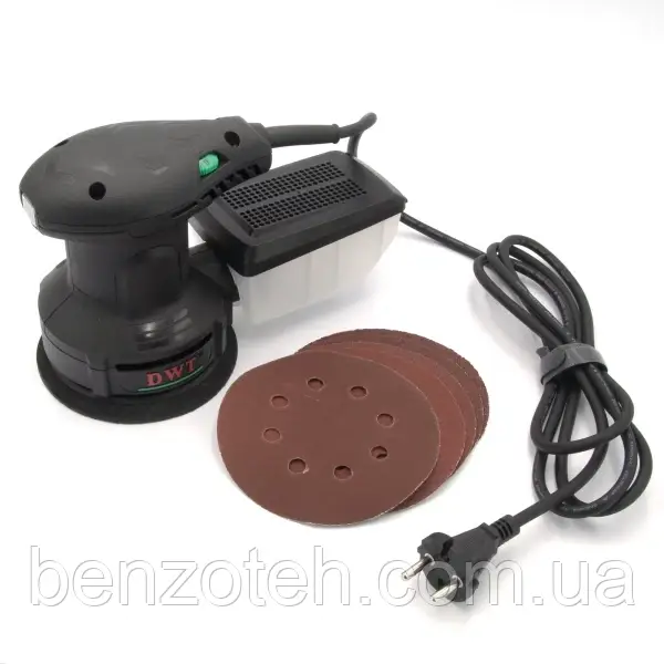 Ексцентрикова шліфувальна машина DWT EXP03-125DV для домашнього та професійного використання, фото 1