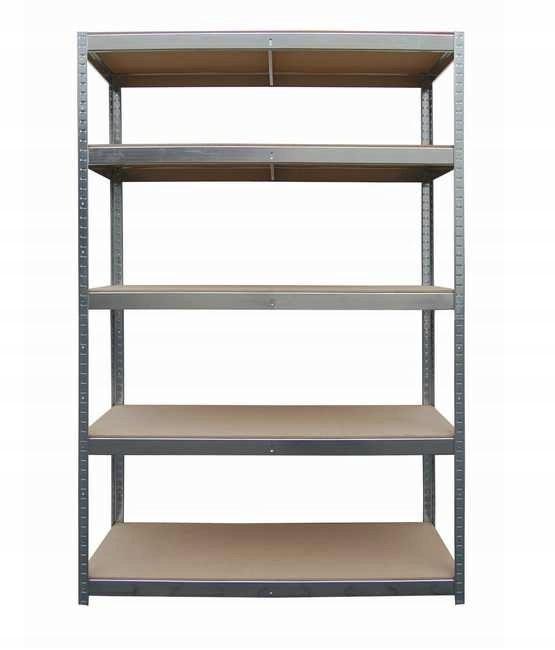 Стелаж металевий 180х90х40 см 5 полиць, навантаження - 175 кг на полицю (Сірий) Польща, фото 1