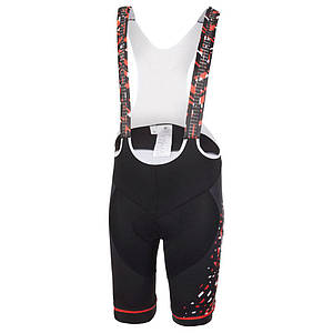 Шорти Factory Racing Bib Shorts, L, чорно-червоно-білі