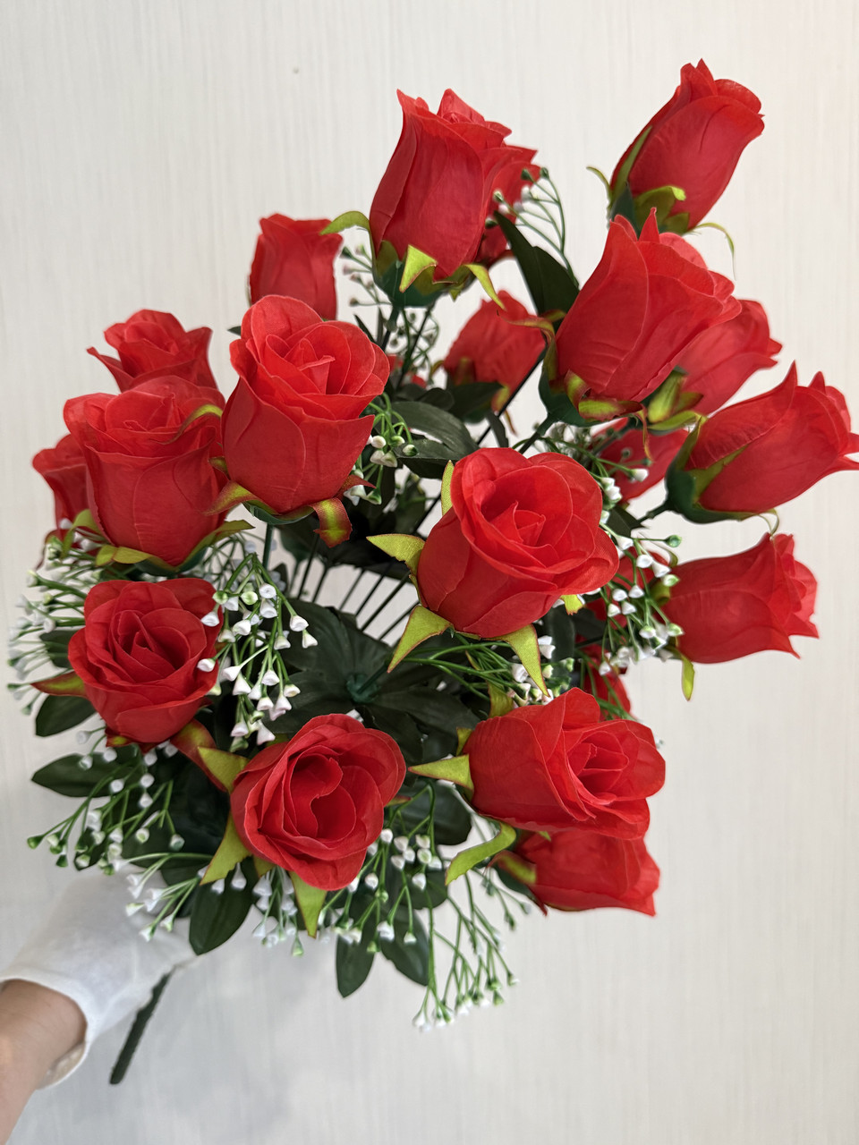Штучний букет троянд на 24 бутони ( 70 см ), фото 1