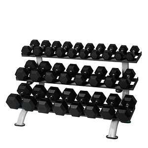 Стійка під гантелі 12 пар гексгональні SPART