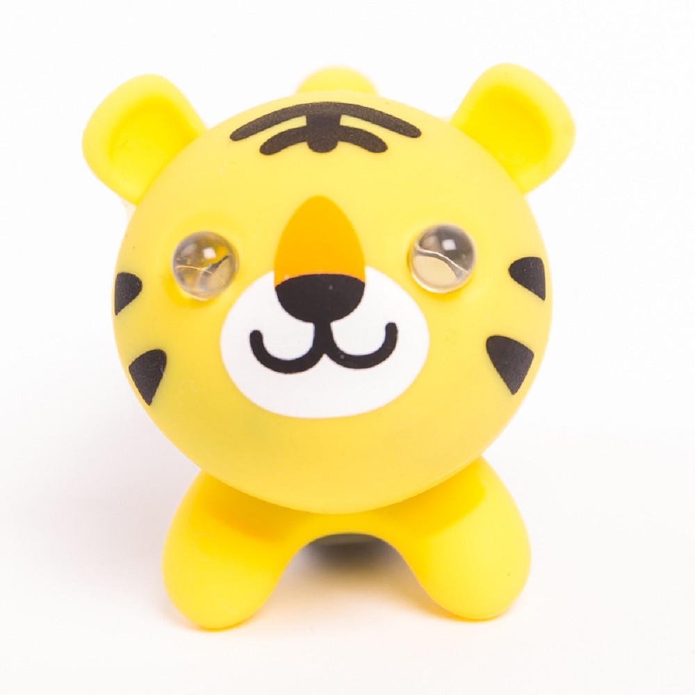 Мигалка для дитячого велосипеда Zoonimal Тигр, LED, на кермо. Світіння: Білий, фото 1