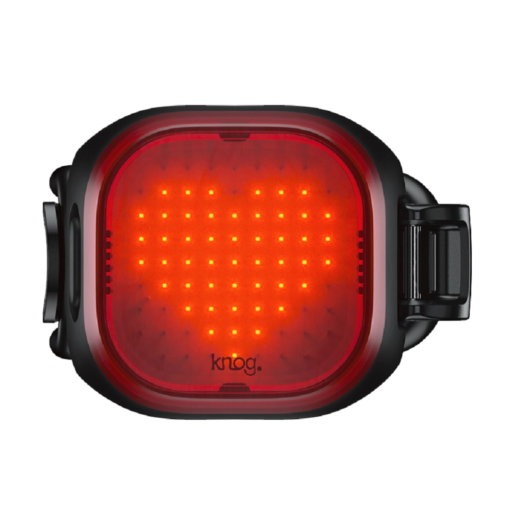 Мигалка задня Knog Blinder Mini Love Rear 30 Lumens Black, фото 1