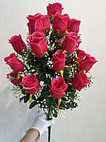 Штучний букет троянд на 24 бутони ( 70 см ), фото 6