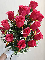 Штучний букет троянд на 24 бутони ( 70 см ), фото 5