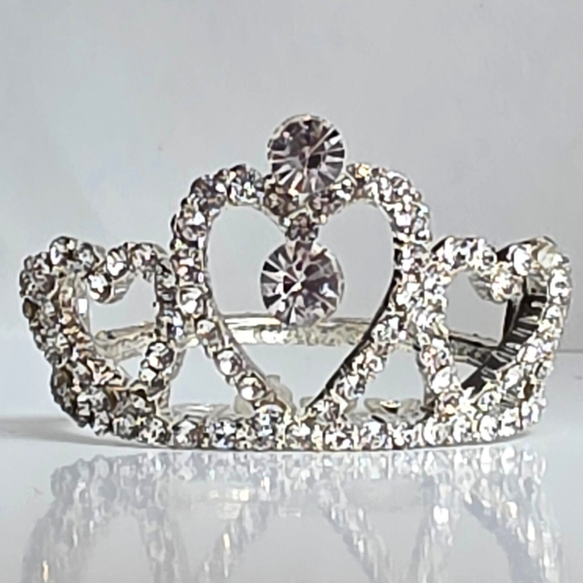 Шпилька-гребінь корона STARLOOK срібляста 4 см Шпилька-гребінь корона STARLOOK срібляста 4 см