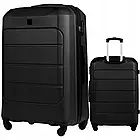 Якісна валіза великого розміру Wings Gannet 97 л абс пластик, на 4 колесах, кодовий замок, колір синій, фото 3