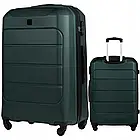 Якісна валіза великого розміру Wings Gannet 97 л абс пластик, на 4 колесах, кодовий замок, колір синій, фото 9