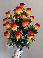 Штучний букет троянд на 24 бутони ( 70 см ), фото 9