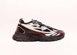 Бордові текстильні чоловічі кросівки OFF-WHITE  ‘BE RIGHT BACK Демісезонні