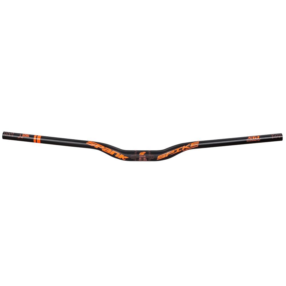 Руль SPANK SPIKE 800 Vibrocore™, 30R Black Orange, фото 1