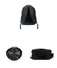 Рюкзак RESTEQ з принтом Залізна людина — шкільний ортопедичний рюкзак 43×30×15 см для дітей та дорослих, фото 3