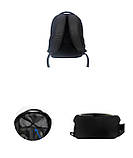 Рюкзак RESTEQ з принтом Залізна людина — шкільний ортопедичний рюкзак 43×30×15 см для дітей та дорослих, фото 3