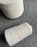 Пряжа акрилова Pop Cofil слонова кістка, 980 грамів, фото 3