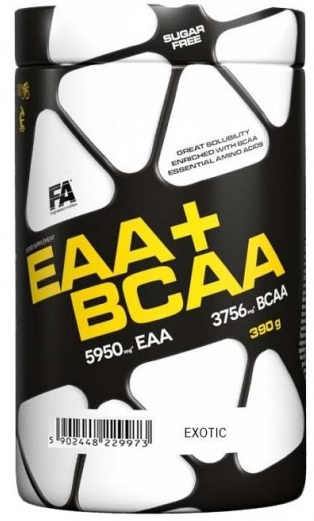 Аминокислоты ЕАА + ВСАА Fitness Authority EAA + BCAA 390 г манго лімон