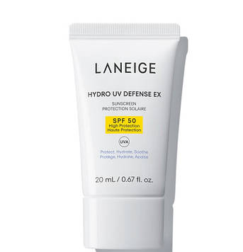 LANEIGE Hydro UV Defence EX – легкий сонцезахисний крем SPF 50+ для чутливої шкіри, 20 мл