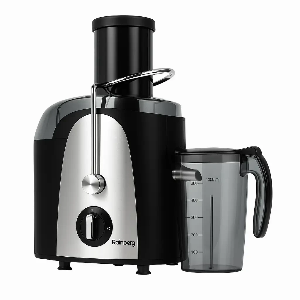 УЦЕНКА! Соковыжималка электрическая центробежная Rainberg RB-631 1800W (Трещина на стакане 3056)