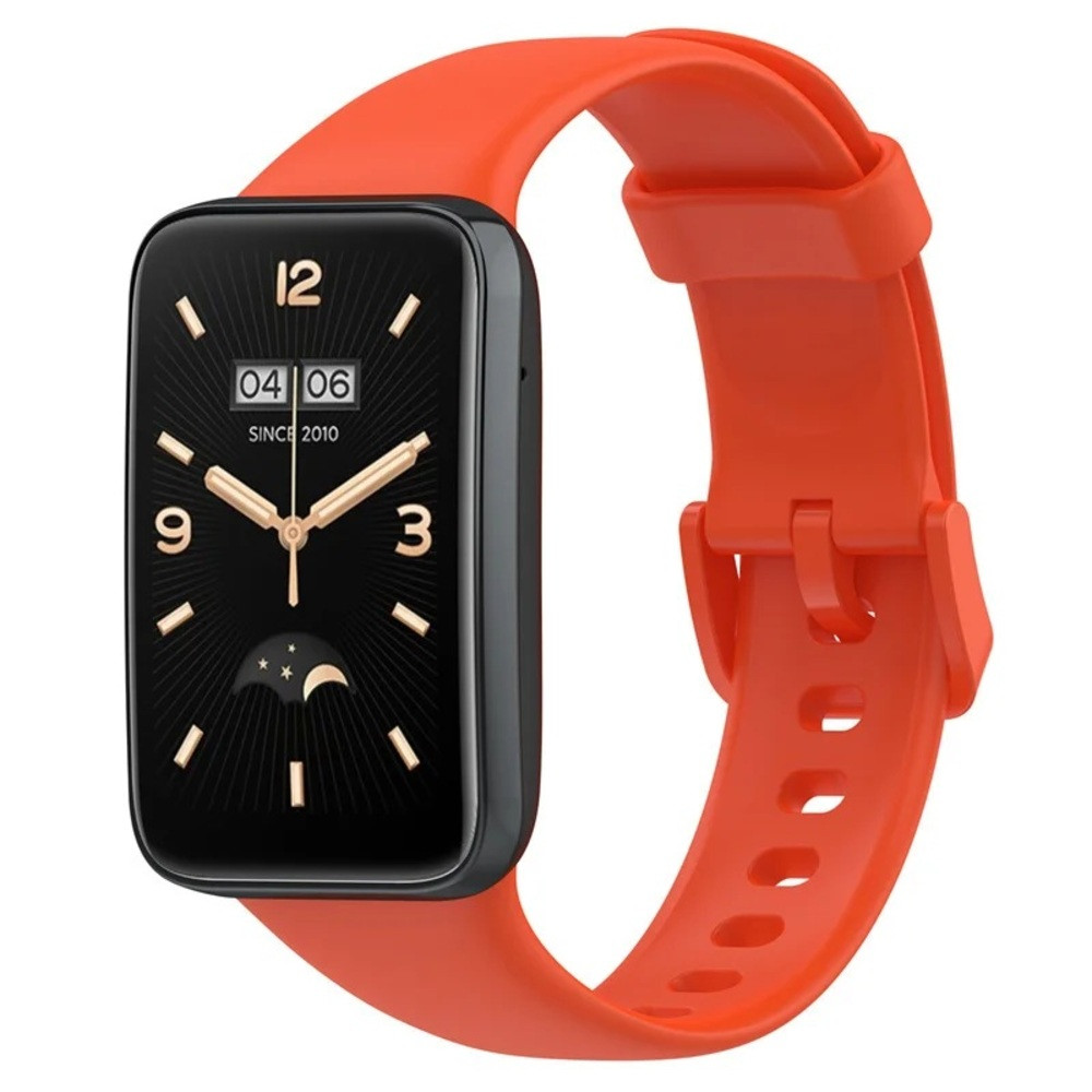 Силіконовий ремінець для Xiaomi Mi Smart Band 7 Pro Orange, фото 1