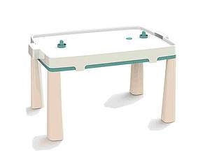 DOLONI Стіл дитячий+комплект для гри 04580  56*81,5*48 см., 7-бежево-зелений