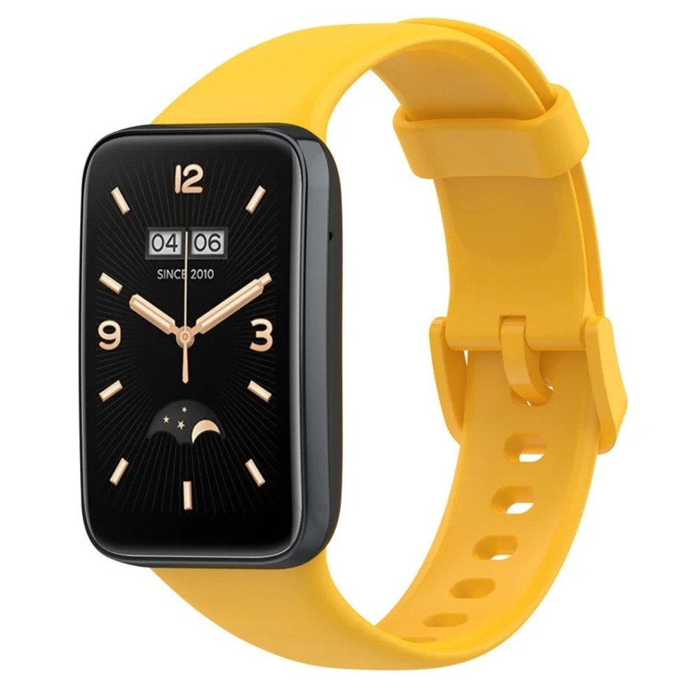 Силіконовий ремінець для Xiaomi Mi Smart Band 7 Pro Yellow, фото 1