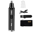 Тример електричний акумуляторний бездротовий для носа, вух та бороди 2в1 DSP 40007 чорний 3W (24328-40007_171), фото 5