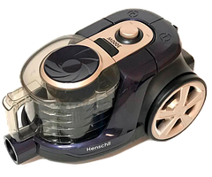 Колбовий пилосос без мішка для сухого прибирання, побутовий для дому 4 л Henschll XN19-88 чорний 3000W (XN-19-88_2460)