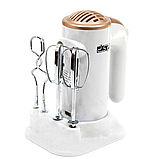 Міксер ручний 5 швидкостей із двома насадками для приготування сумішей різної в'язкості DSP КМ 2021 білий 200W (КМ 2021_536), фото 7