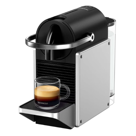 Капсульна кавоварка Nespresso Pixie Silver Electric Aluminium