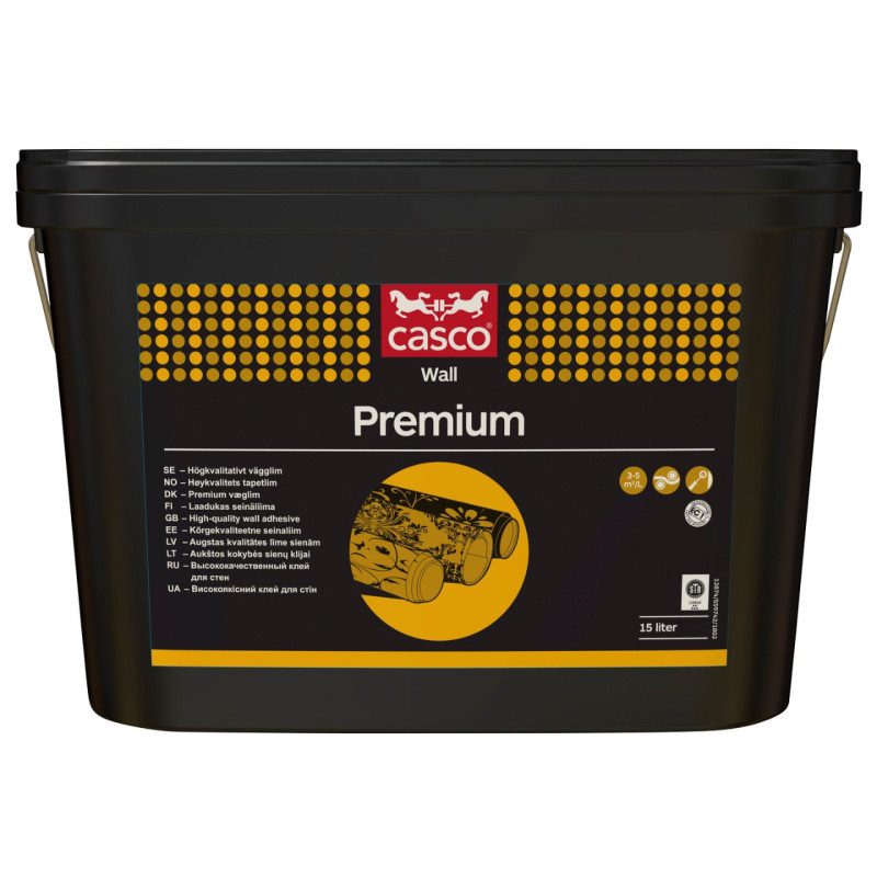 Преміальний клей для більшості видів шпалер Casco Premium 3422 Ei 15 л