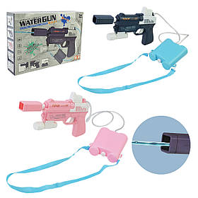 Водяний пістолет, електричний, батар., 2 кольори, в кор. 30*20см  (60шт/2)